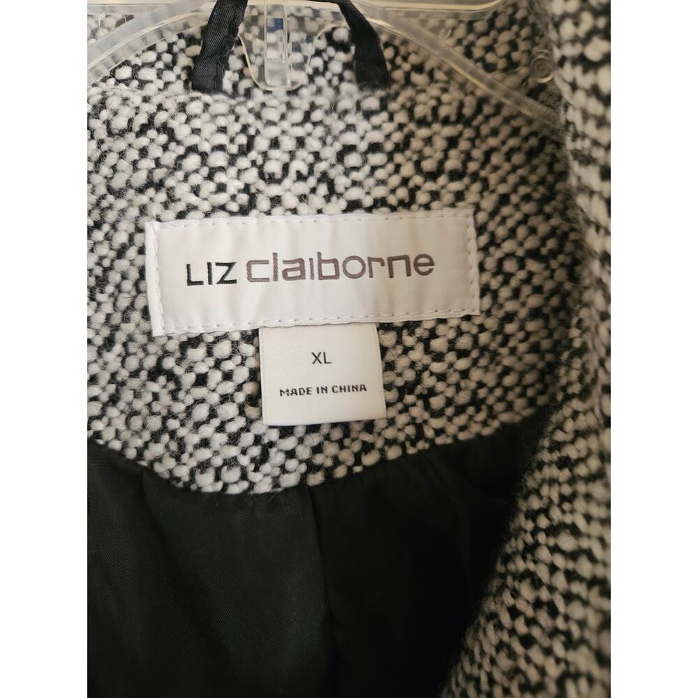 Liz Claiborne ladies wool blend hooded coat - size XL - Picture 5 of 6